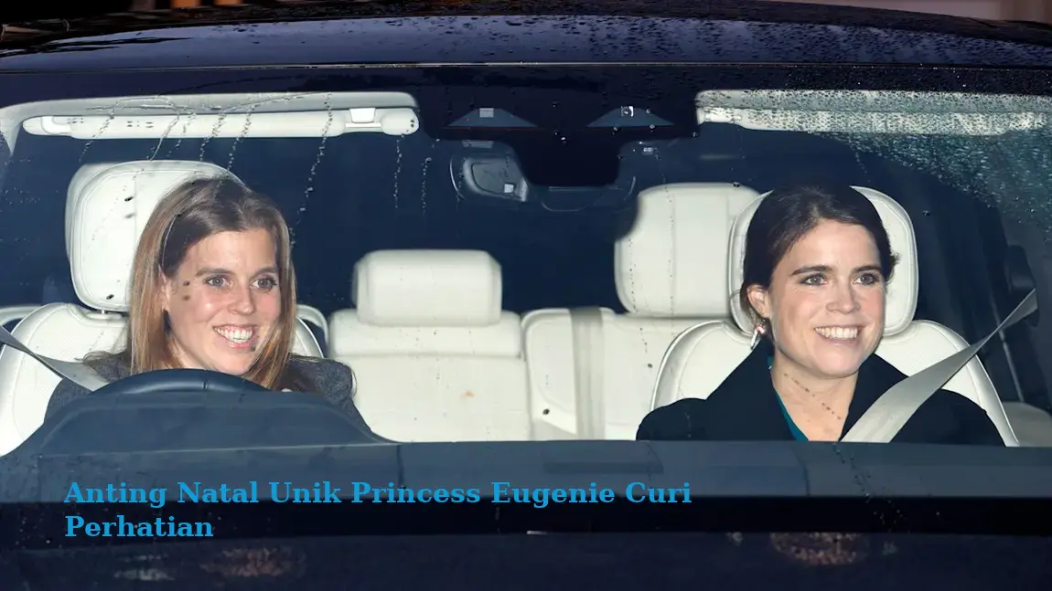 Anting Natal Unik Princess Eugenie Curi Perhatian