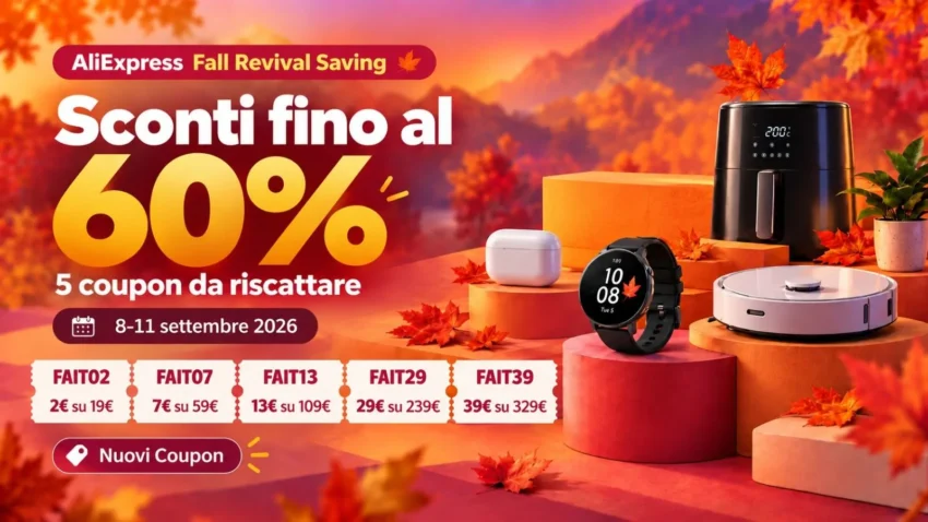 diskon 60 persen - ilustrasi berita AliExpress Gelar Promo Awal Musim Gugur: Diskon 60 Persen dan Kupon Baru